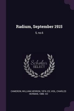 portada Radium, September 1915: 5, no.6 (en Inglés)