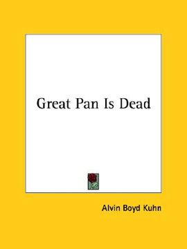 portada great pan is dead (en Inglés)