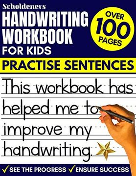 portada Handwriting Workbook for Kids: Practise Sentences (en Inglés)