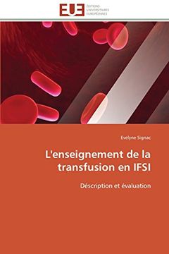 portada L'enseignement de la transfusion en IFSI