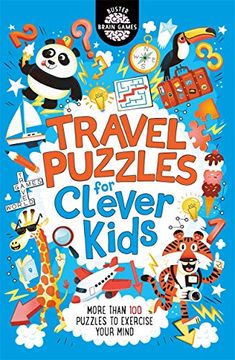 portada Travel Puzzles for Clever Kids (Buster Brain Games) (en Inglés)