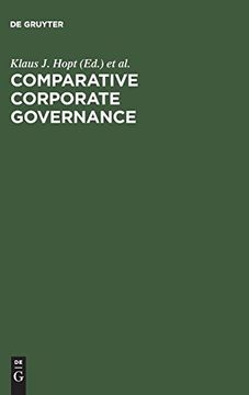 portada Comparative Corporate Governance (en Inglés)