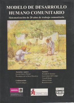 portada Modelo de desarrollo humano comunitario. Sistematizacio de 20 anos de trabajo comunitario (Spanish Edition)