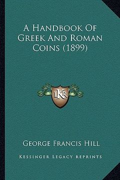 portada a handbook of greek and roman coins (1899) (in English)