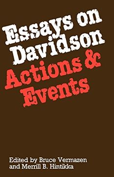 portada Essays on Davidson: Actions and Events (en Inglés)