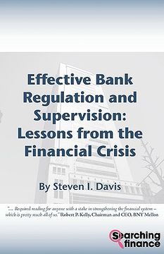 portada effective bank regulation and supervision: lessons from the financial crisis (en Inglés)
