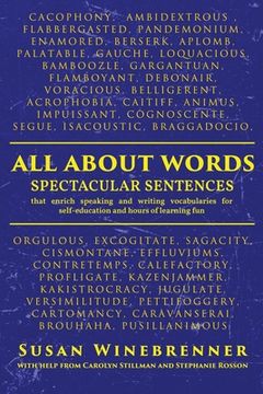 portada All About Words: Spectacular Sentences (en Inglés)