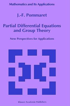 portada partial differential equations and group theory: new perspectives for applications (en Inglés)