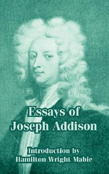 portada essays of joseph addison (en Inglés)