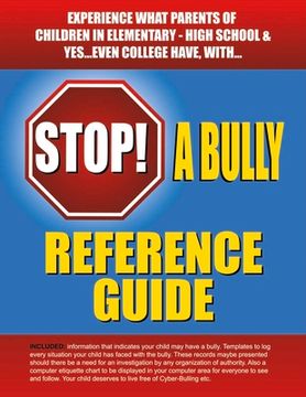 portada Stop a Bully Reference Guide: Volume 1