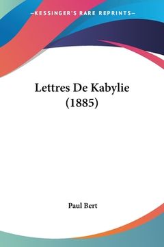 portada Lettres De Kabylie (1885) (in French)