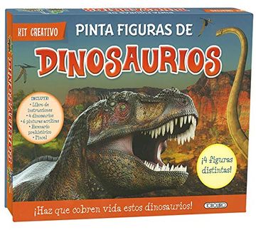 portada Pinta Figuras de Dinosaurios