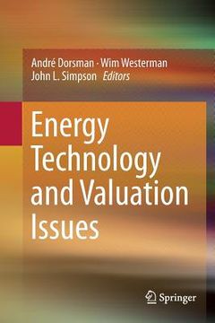 portada Energy Technology and Valuation Issues (en Inglés)