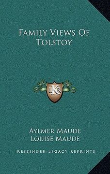 portada family views of tolstoy (in English)