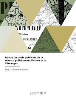 portada Revue Du Droit Public Et de la Science Politique En France Et À l'Étranger