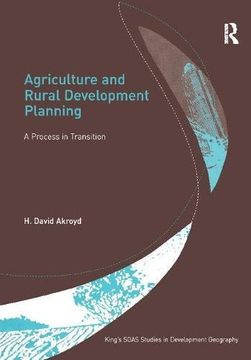 portada Agriculture and Rural Development Planning: A Process in Transition (en Inglés)