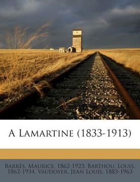 portada A Lamartine (1833-1913) (en Francés)
