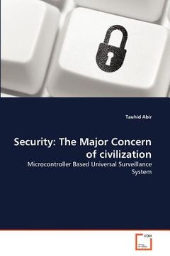 portada security: the major concern of civilization (en Inglés)