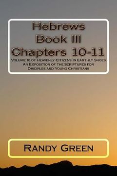 portada Hebrews Book III: Chapters 10-11: Volume 10 of Heavenly Citizens in Earthly Shoes, An Exposition of the Scriptures for Disciples and You (en Inglés)