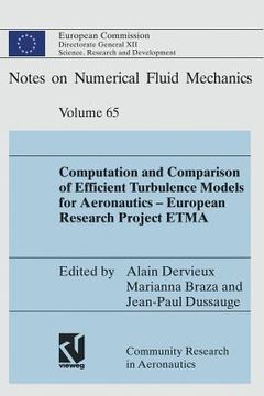 portada Computation and Comparison of Efficient Turbulence Models for Aeronautics -- European Research Project Etma (in English)