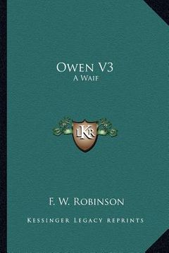 portada owen v3: a waif (in English)