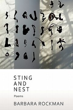 portada sting and nest, poems (en Inglés)