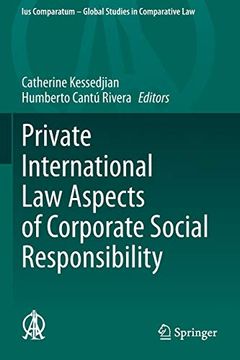 portada Private International law Aspects of Corporate Social Responsibility: 42 (Ius Comparatum - Global Studies in Comparative Law) (in English)