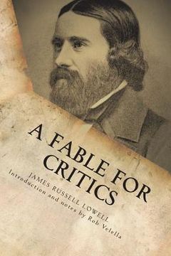 portada A Fable for Critics: The Original 1848 Satire (en Inglés)