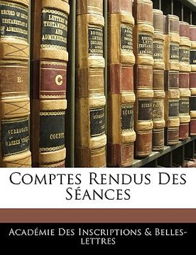 portada Comptes Rendus Des Séances (en Francés)