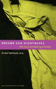 portada dreams and nightmares: the origin and meaning of dreams (in English)