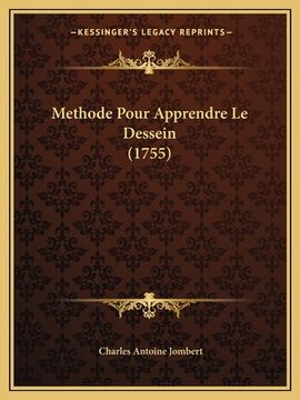 portada Methode Pour Apprendre Le Dessein (1755) (in French)