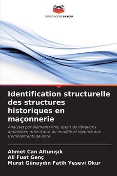 portada Identification structurelle des structures historiques en maçonnerie (en Francés)