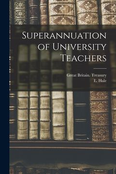 portada Superannuation of University Teachers (en Inglés)