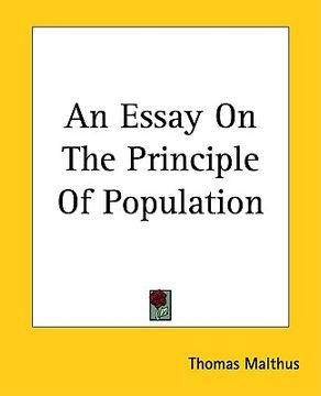 portada an essay on the principle of population (en Inglés)