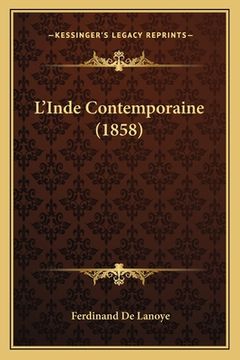 portada L'Inde Contemporaine (1858) (in French)