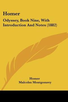 portada homer: odyssey, book nine, with introduction and notes (1882) (in English)