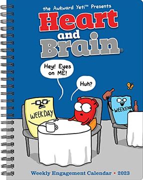 portada Heart & Brain by the Awkward Yeti 2023 Engagement Calendar 