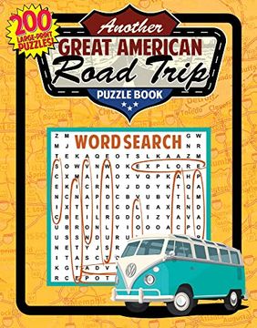 portada Another Great American Road Trip Puzzle Book (Great American Puzzle Books) (en Inglés)