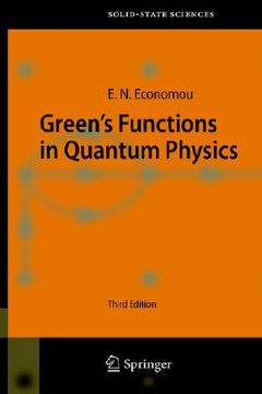 portada green's functions in quantum physics (en Inglés)