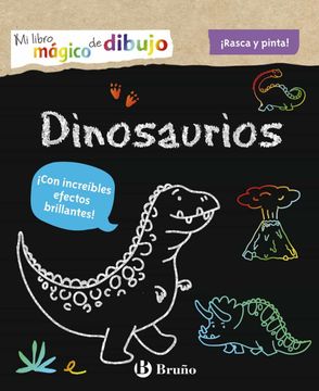 Libro Mi Libro Magico de Dibujo: Dinosaurios (Rasca y Pinta) De Varios  Autores - Buscalibre