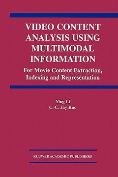 portada video content analysis using multimodal information: for movie content extraction, indexing and representation (in English)