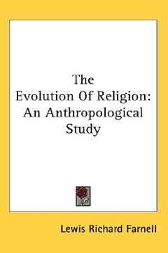 portada the evolution of religion: an anthropological study (in English)