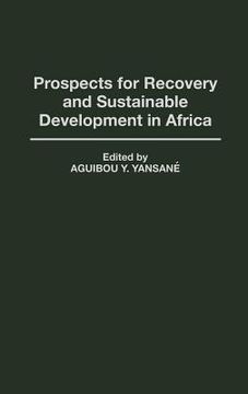 portada prospects for recovery and sustainable development in africa (en Inglés)