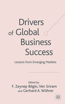 portada drivers of global business success: lessons from emerging markets (en Inglés)