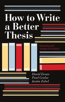 portada how to write a better thesis (in English)