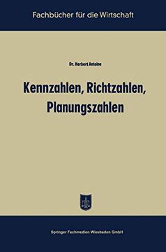 portada Kennzahlen, Richtzahlen, Planungszahlen (in German)