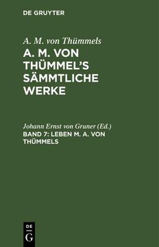 portada Leben m. A. Von Thümmels (in German)