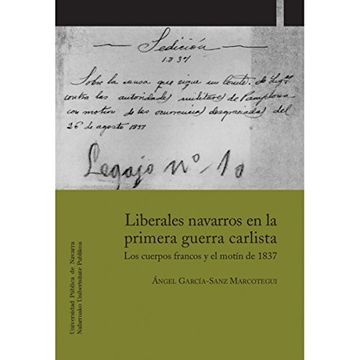 portada Liberales Navarros en la Primera Guerra Carlista (Colección Historia) (in Spanish)