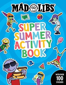 portada Mad Libs Super Summer Activity Book: Sticker and Activity Book (en Inglés)