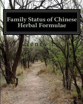 portada Family Status of Chinese Herbal Formulae (en Inglés)